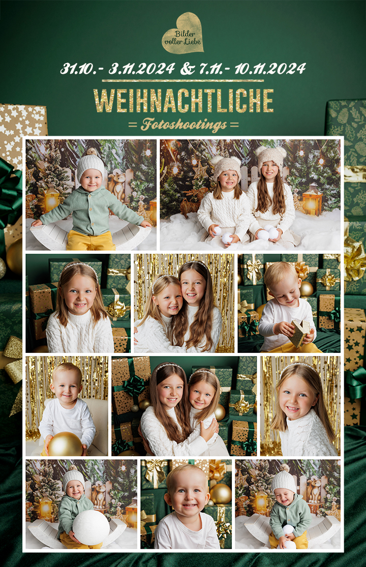 Weihnachtsfotoshootings 2024 Berlin